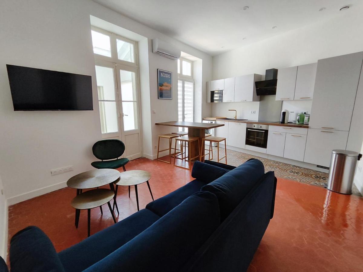 Bright And Modern 3-Bedroom Apartment, 90M2 With Air Condition, In Béziers Zewnętrze zdjęcie